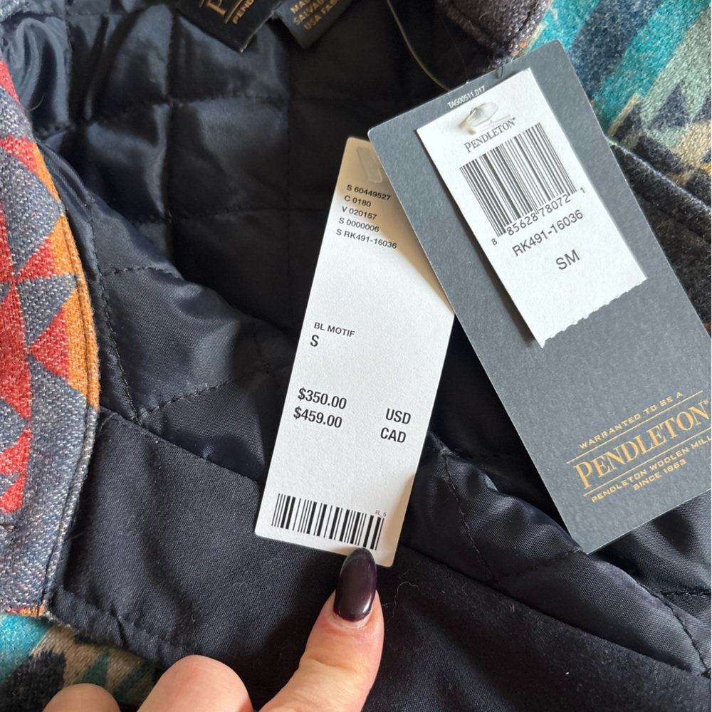 Pendleton Multicolor Patterned Shirt Jacket - Picture 3 of 9